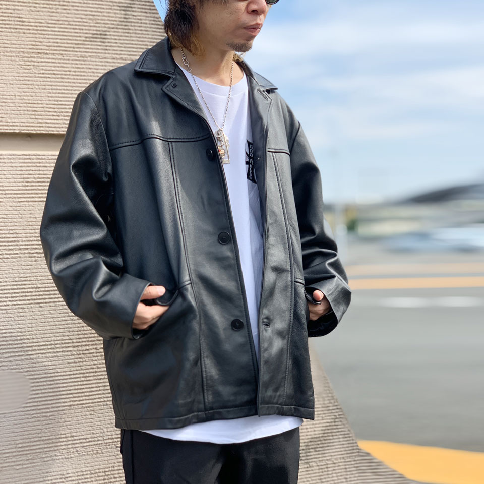 TOWN CRAFT / LEATHER BPP CAR COAT