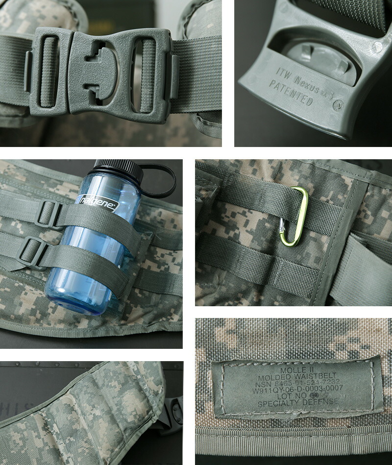 楽天市場】☆実物 USED 米軍 MOLLE II ウエストベルト UCP【クーポン