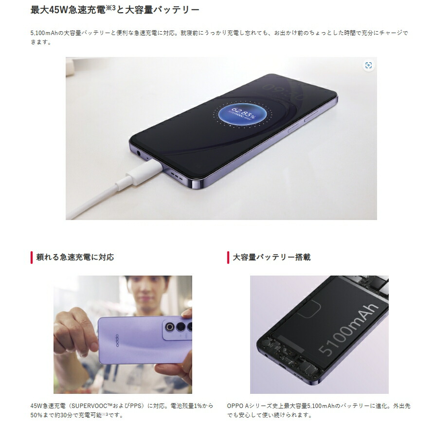 楽天市場】「新品・ワイモバイル版」SIMフリー OPPO A3 5G ブラック
