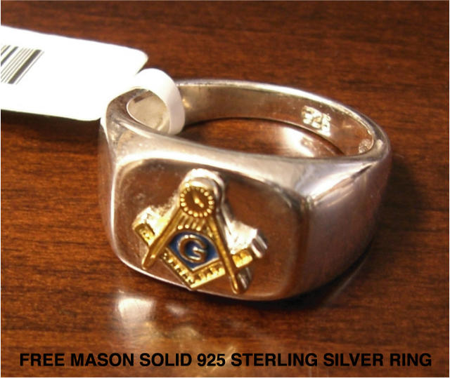 楽天市場】超希少新品 フリーメイソン リング FREE MASON 925シルバー