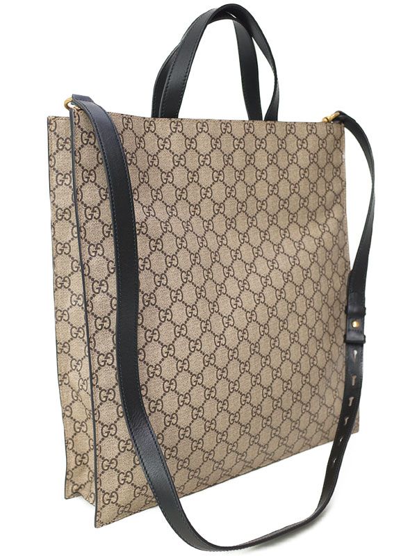 GUCCI】グッチ『タイガープリント ソフトGGスプリーム トートバッグ