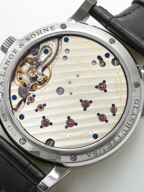 A.LANGE＆SOHNE】【ランゲ＆ゾーネ】【裏スケ】【WGケース】【仕上済