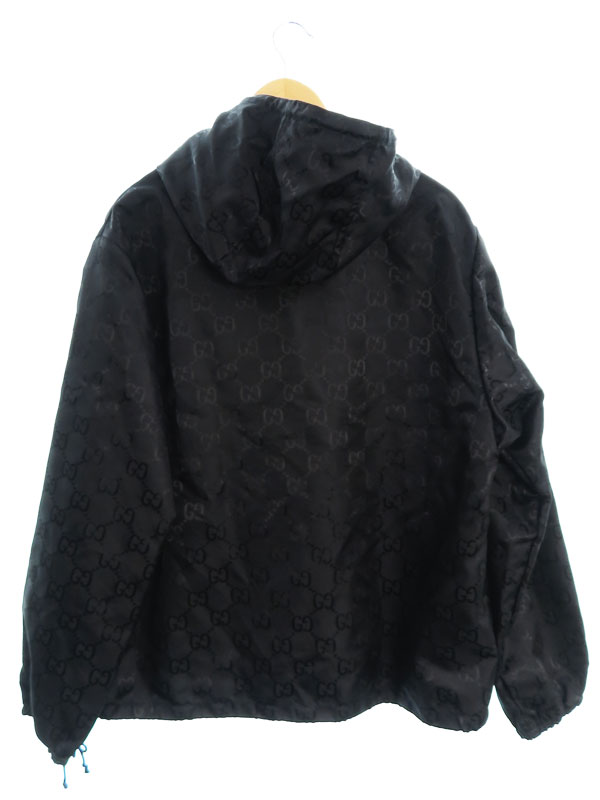 GUCCI】グッチ『オブザグリッド フーデッドジャケット ロゴ size46