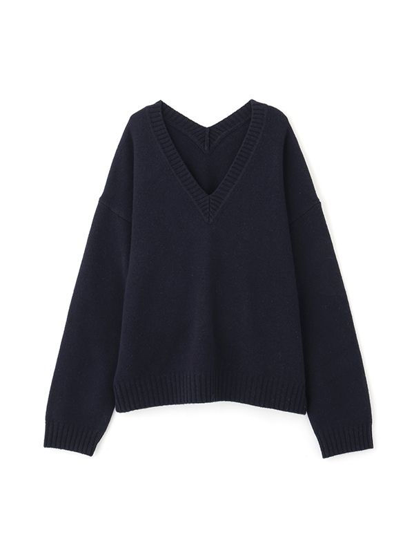 ETRE TOKYO - Vネック2wayニットプルオーバー (NAVY) | ADDICT WEB SHOP