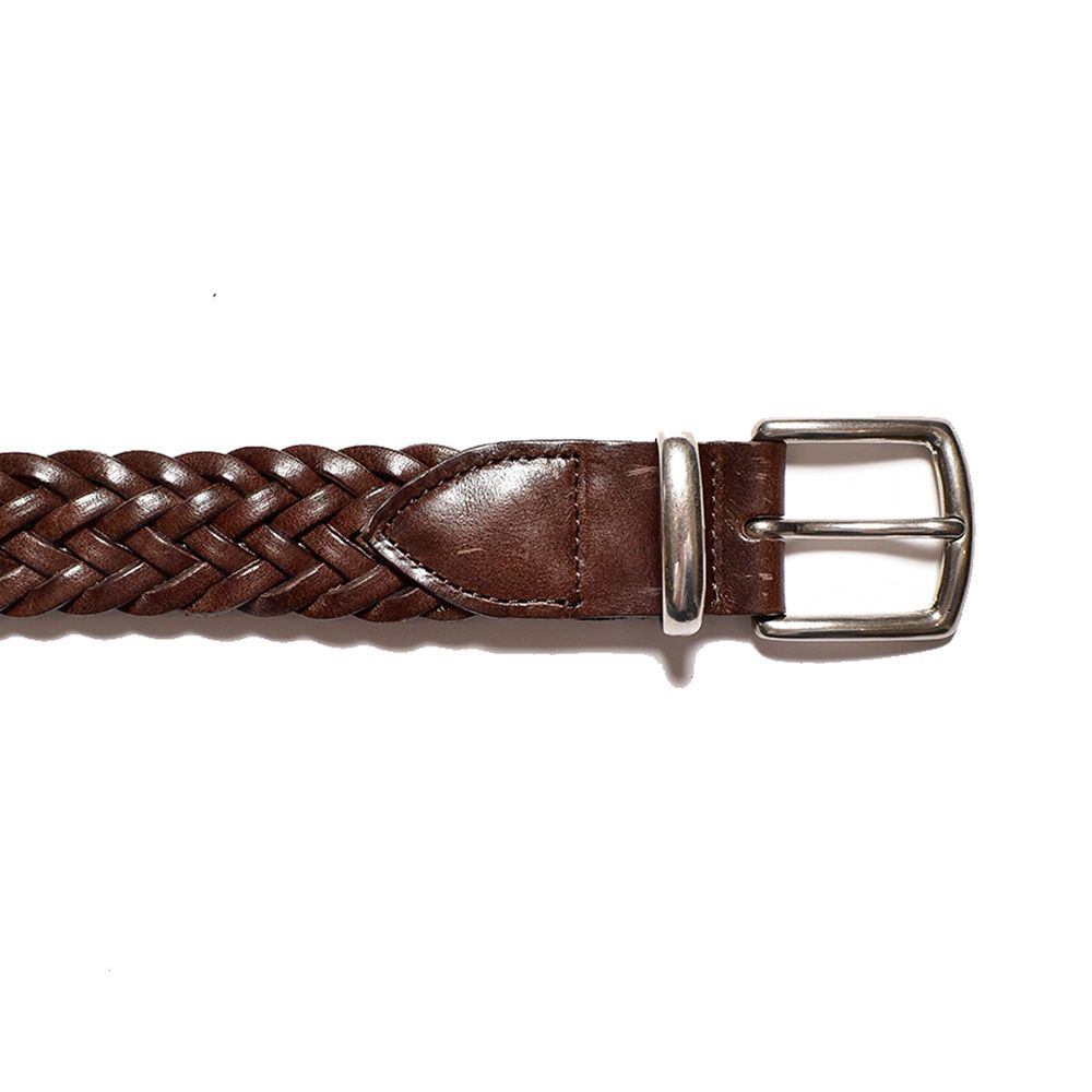 MINEDENIM - Pull Up Leather Belt - DBR / LBT-012 | chemical