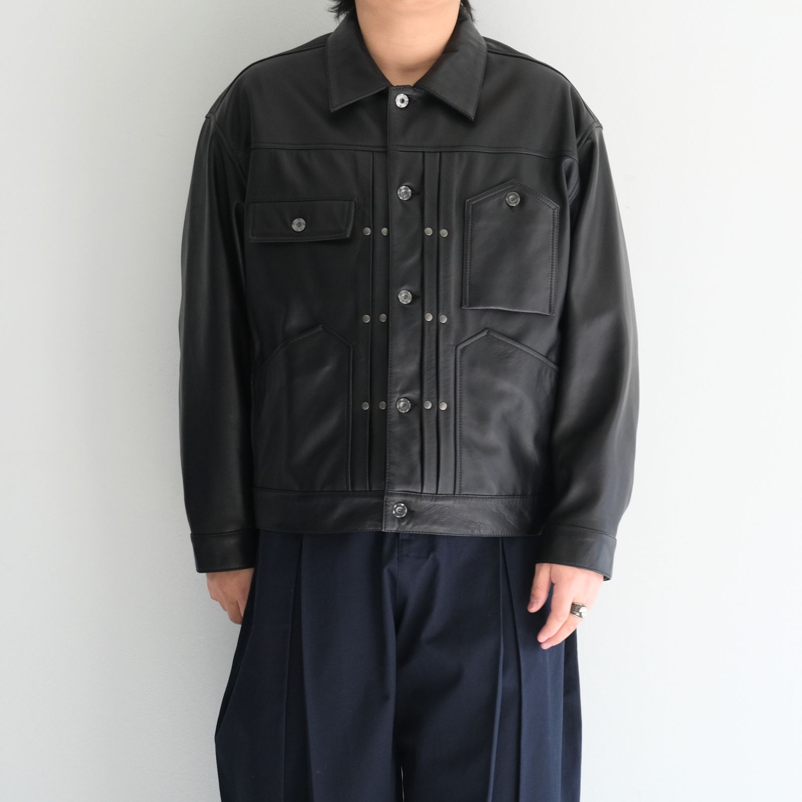 CCU - TRUCKER JACKET / ジャケット / レザージャケット / トラッカー