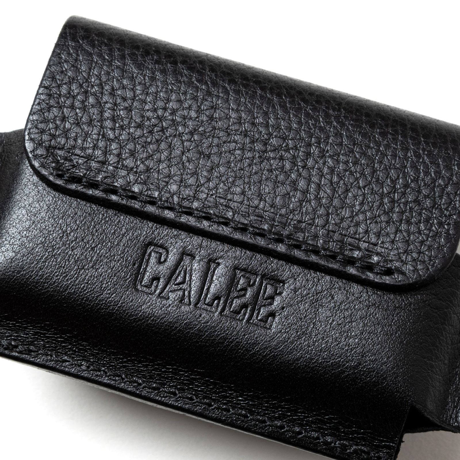 CALEE - STUDS LEATHER IQOS & HEAT STICK CASE (BLACK) / スタッズ