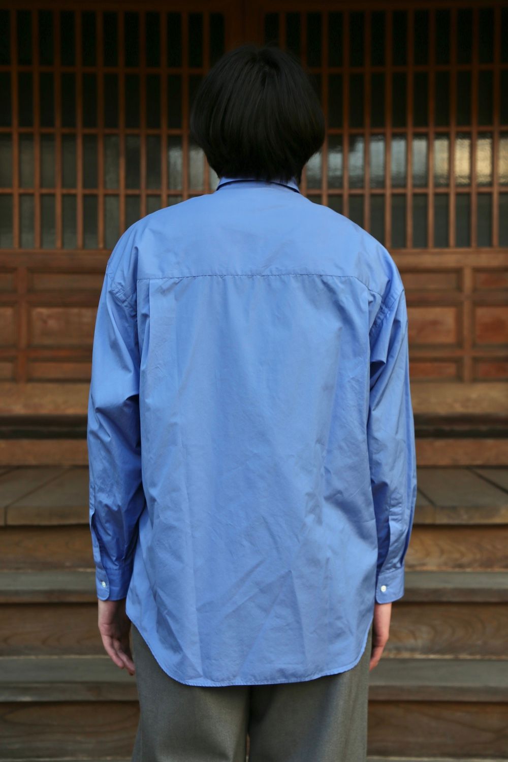 Broad L/S Oversized Regular Collar Shirt style.2021.1.17. | 1509