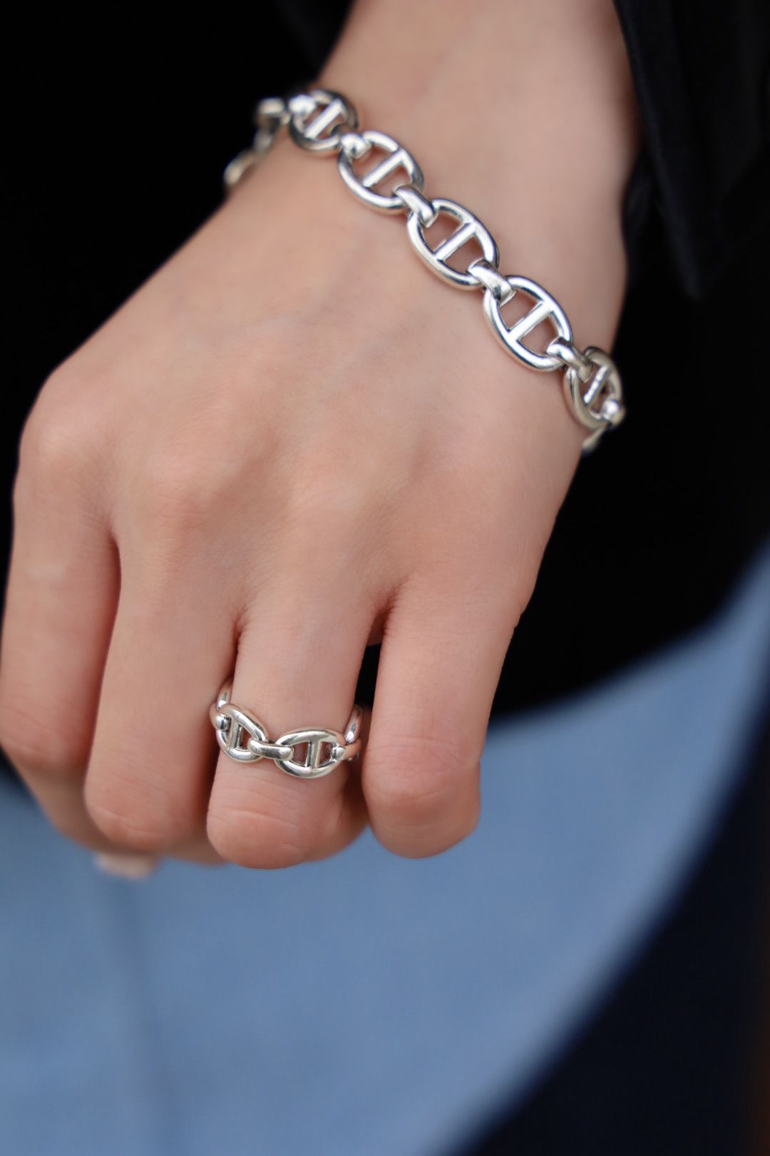 XOLO - XOLO JEWELRY ショロジュエリー / Anchor Link Bracelet-10mm