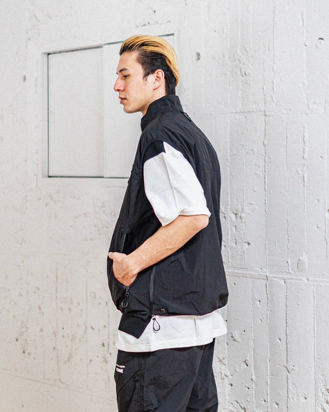 COMME des GARCONS HOMME ナイロンタイプライターベスト スタイル 2月8