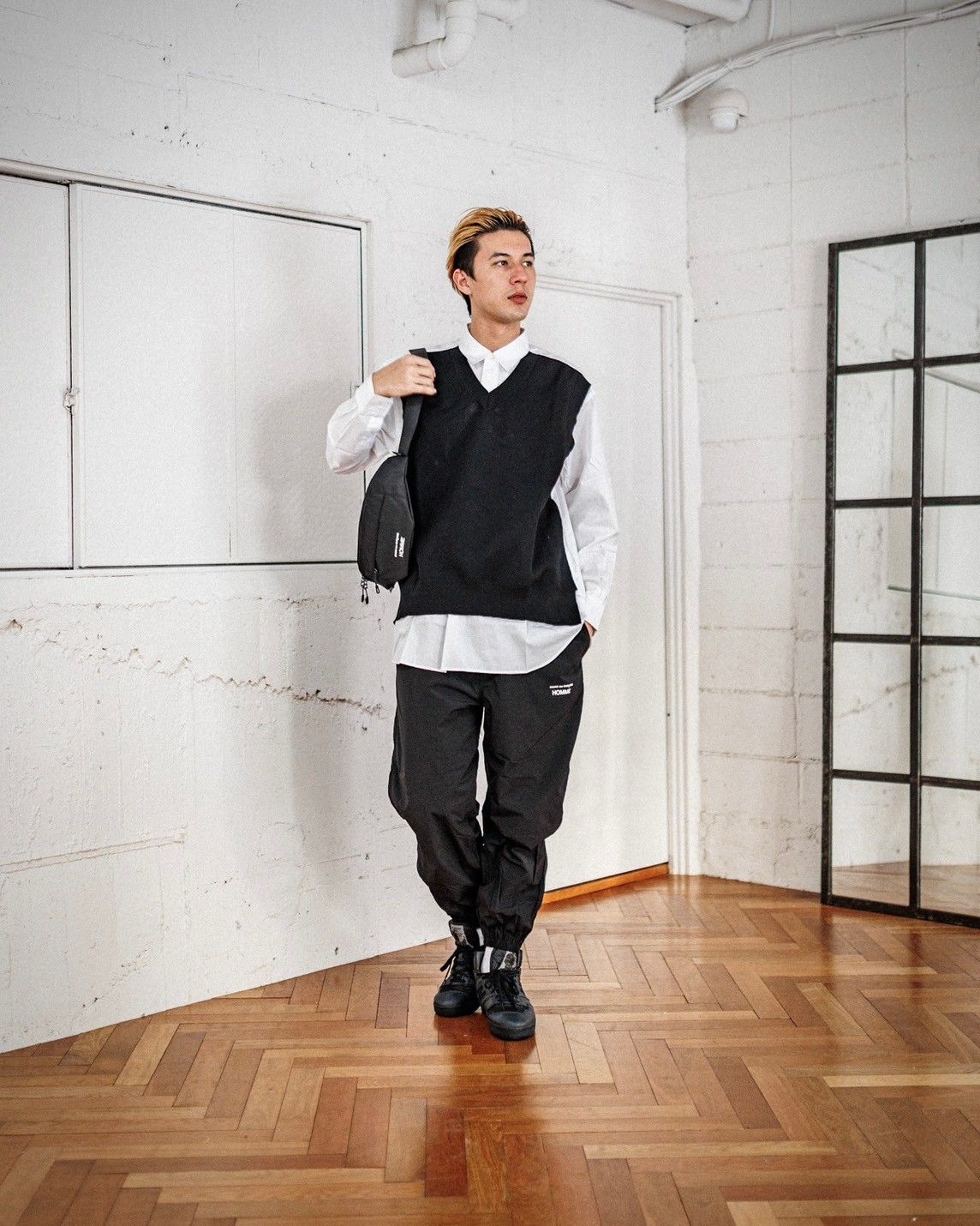 COMME des GARCONS HOMME - コムデギャルソンオム 異素材切り替え