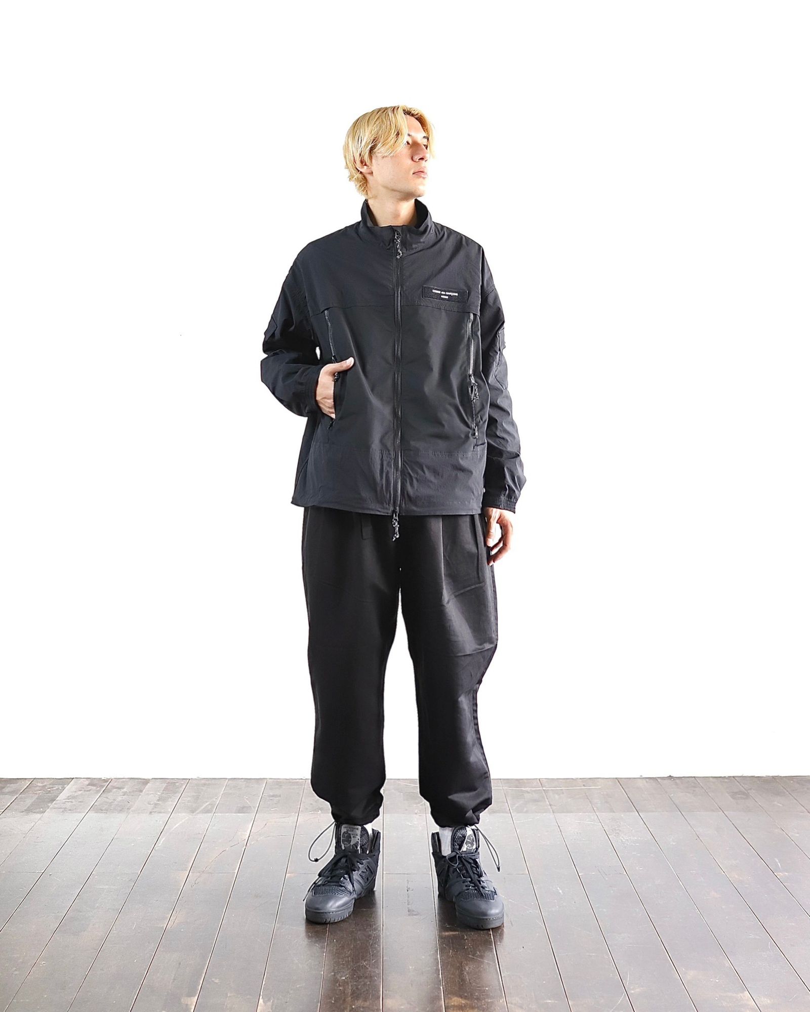 コムデギャルソンオム 24SS ジップアップナイロンジャケット style