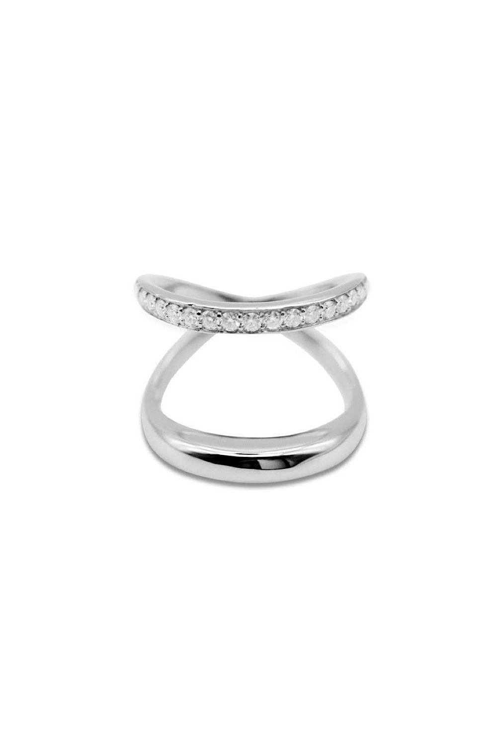 GYPPHY - 【即納】DOUBLE STRING MOISSANITE RING / ダブル ストリング