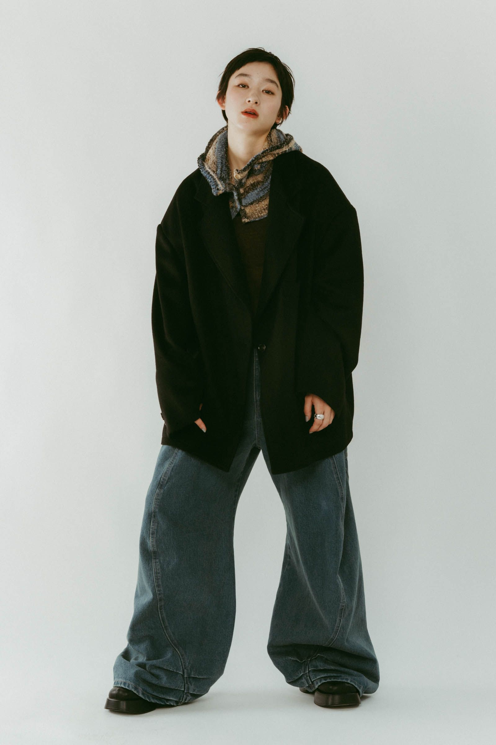 Knuth Marf - tuck design denim pants / タックデザインデニムパンツ