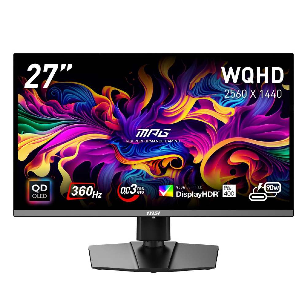 MPG 271QRX QD-OLED USB-C対応 ゲーミングモニター ［26.5型 /WQHD