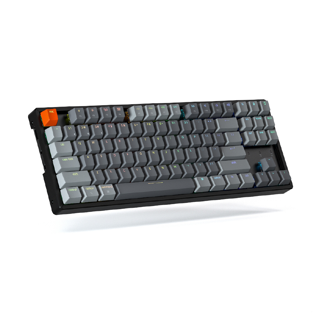 キーボード Keychron K8 ホットスワップ RGBライト 茶軸(英語配列) K8