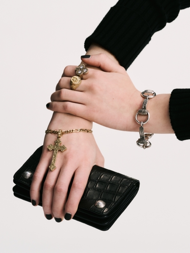 ANTIDOTE BUYERS CLUB 「Engraved Horse Bit Bracelet」 SILVER950製