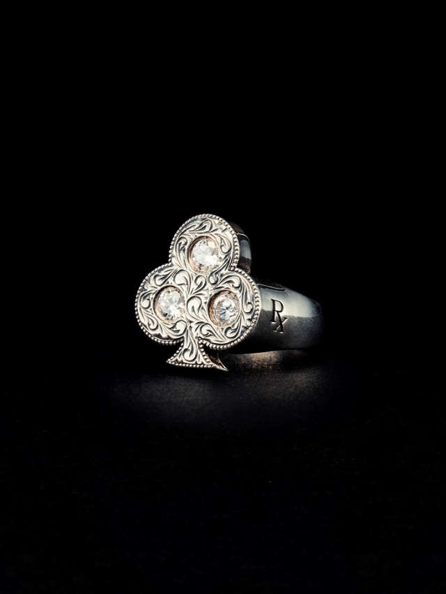 22SS 〜】ANTIDOTE BUYERS CLUB 「Engraved Club Ring 」 SILVER950製