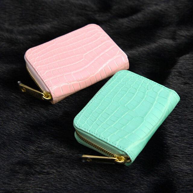 クロコダイルインハンドウォレット[K1605]/クロコダイルレザーショップ