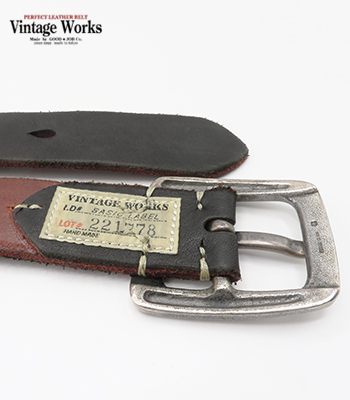 Vintage Works ヴィンテージワークス CHASIN|C型真鍮バックル|7ホール