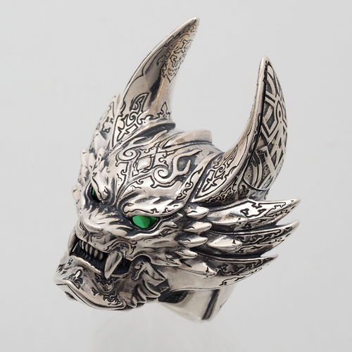 黄金騎士GAROリング Silver ver. L/22号