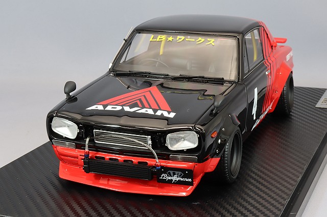 イグニッションモデル 1/18 LB-WORKS ケンメリ 2Dr アドバンカラー/深
