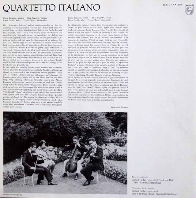 LP レコード イタリア四重奏団のモーツァルト/弦楽四重奏曲「ハイドン