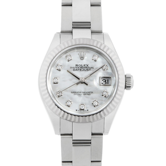 279174NG ホワイトシェル ROLEX（ロレックス）デイトジャスト 10P