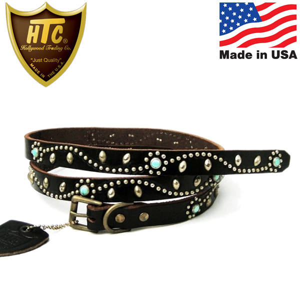 正規取扱HTC SN-32-TQ Turquoise Narrow Studs Belt(ターコイズナロー