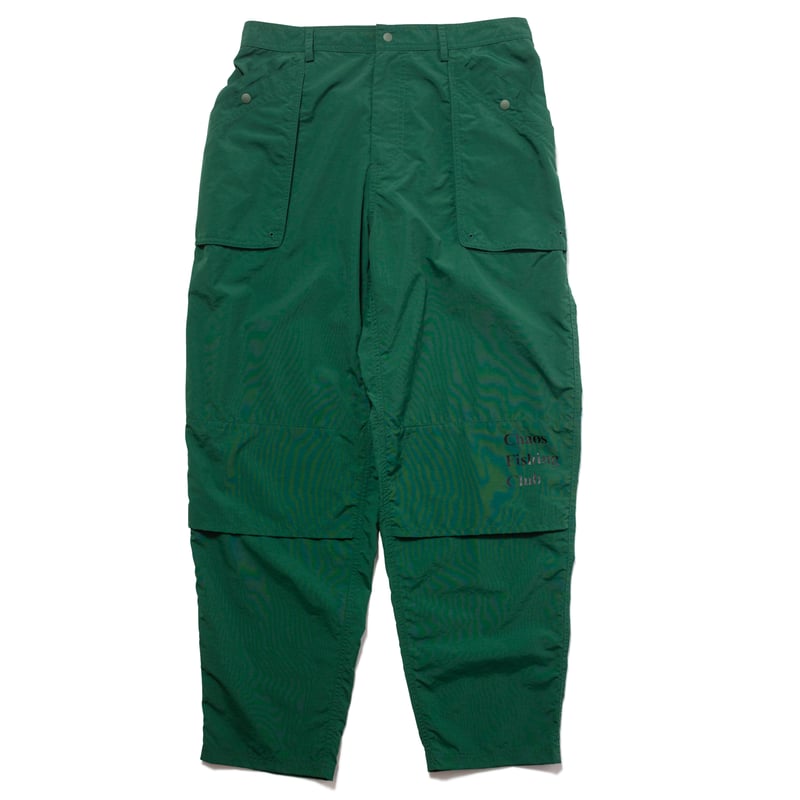 LOGO VENTILATION PANTS GREEN | Chaos Fishing Club