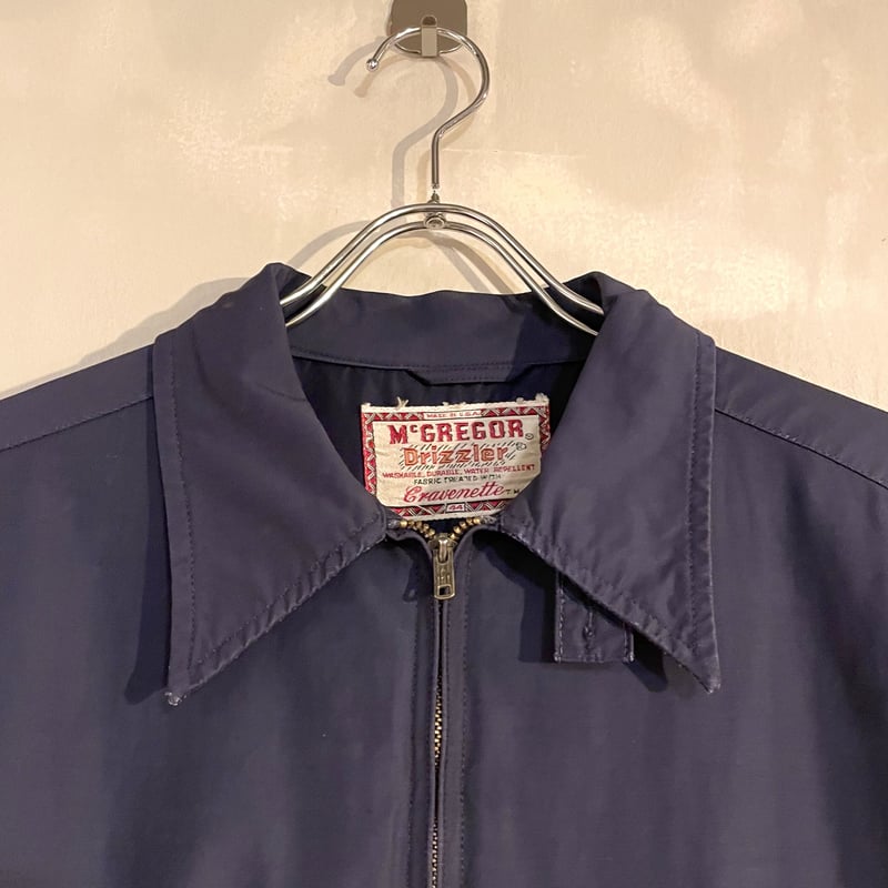 60s McGREGOR Drizzler ドリズラージャケット 紺 USA製 マクレガー (