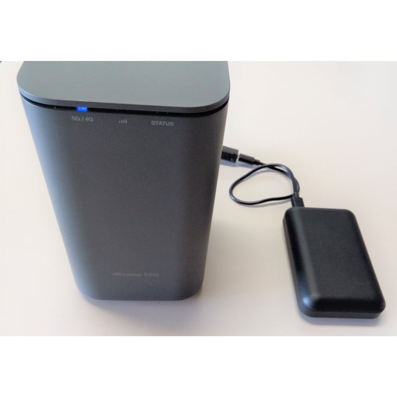 Docomo home 5G「HR01/HR02」をモバイル化する PDトリガーケーブル |