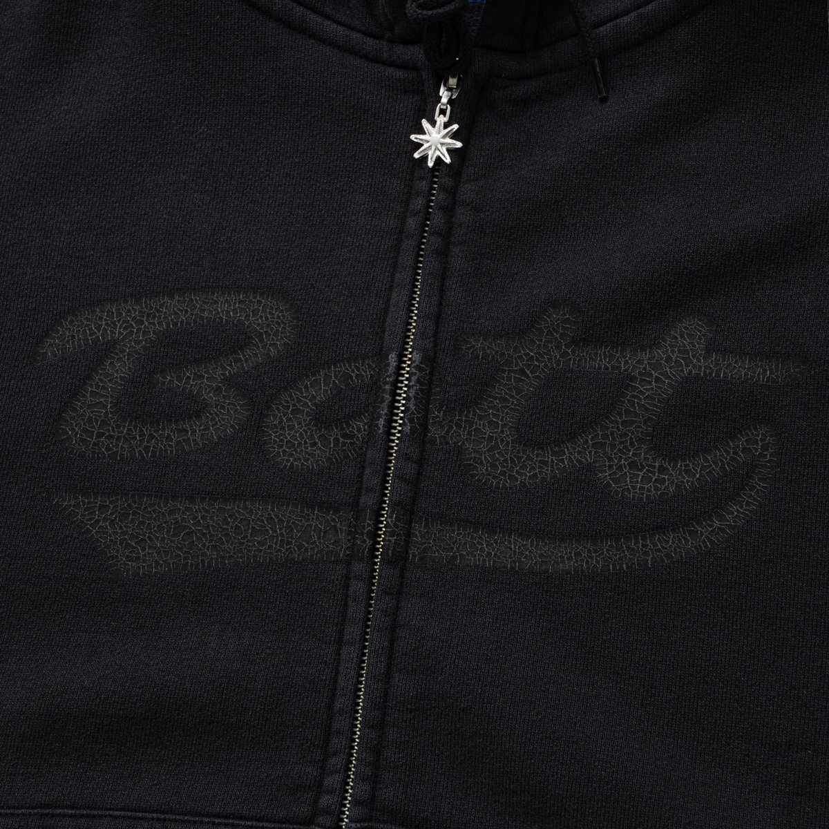 BoTT / WASHED SCRIPT LOGO ZIP HOODIE / WASHED B