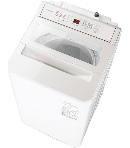 Amazon | パナソニック 8kg 全自動洗濯機 泡洗浄・パワフル立体水流