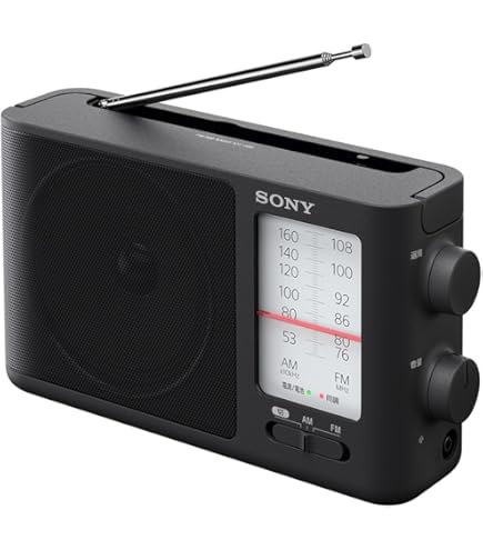 Amazon.co.jp: SONY AMワイドカバー ポータブルラジオ ICR-S71