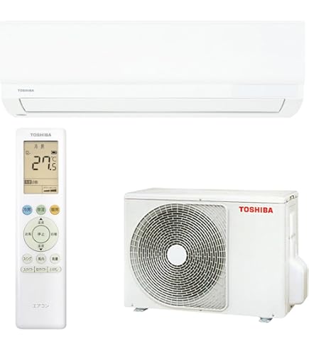 Amazon | 東芝(TOSHIBA) エアコン 6畳 RAS-N221DX(W) 2024年 ホワイト