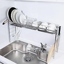 Amazon｜燕三条 ステンレス 水切りラック シンク上 日本製 スリム カゴ