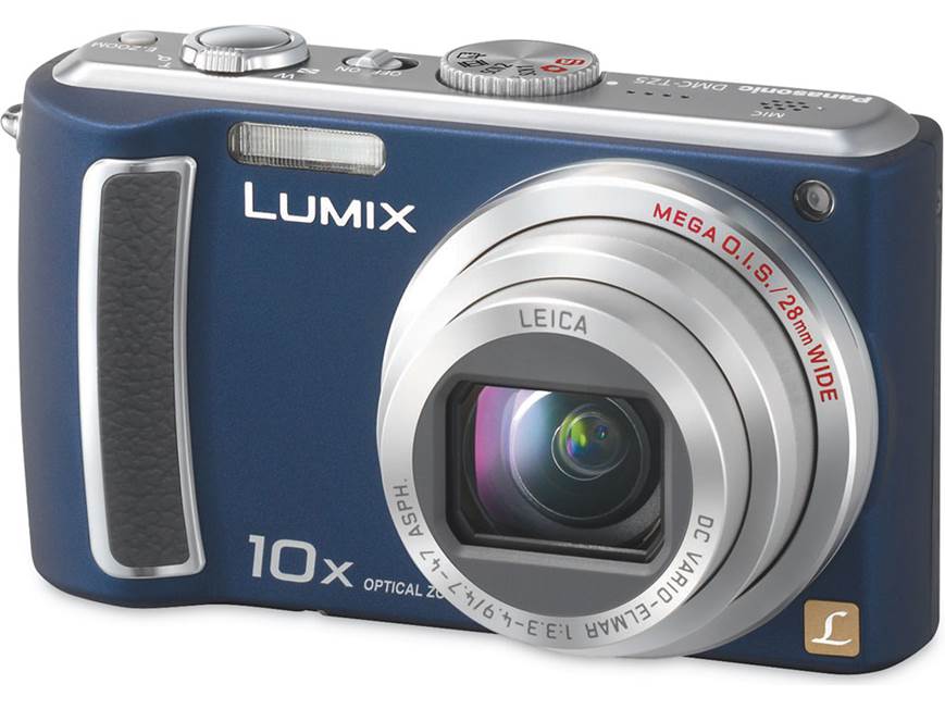 Panasonic Lumix DMC-TZ5 (Blue) 9-megapixel digital camera with 10X