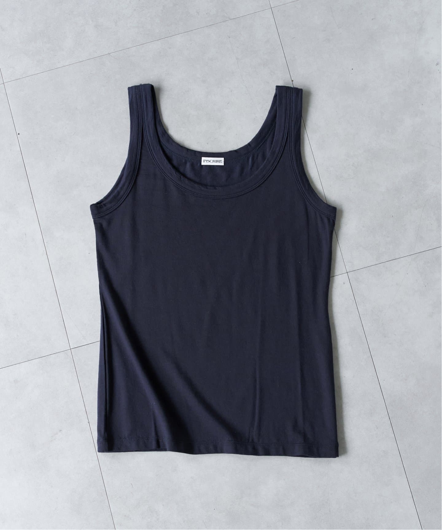 INSCRIRE（アンスクリア）ashmere Jersy タンクトップ I24AWCUT10（T