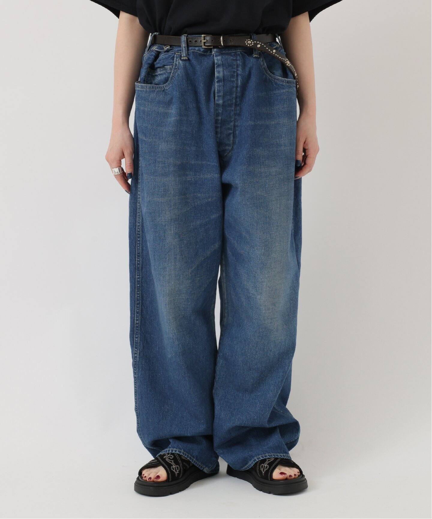 chimala】 DENIM WAIST ADJUSTABLE PANTS（デニムパンツ・ジーンズ