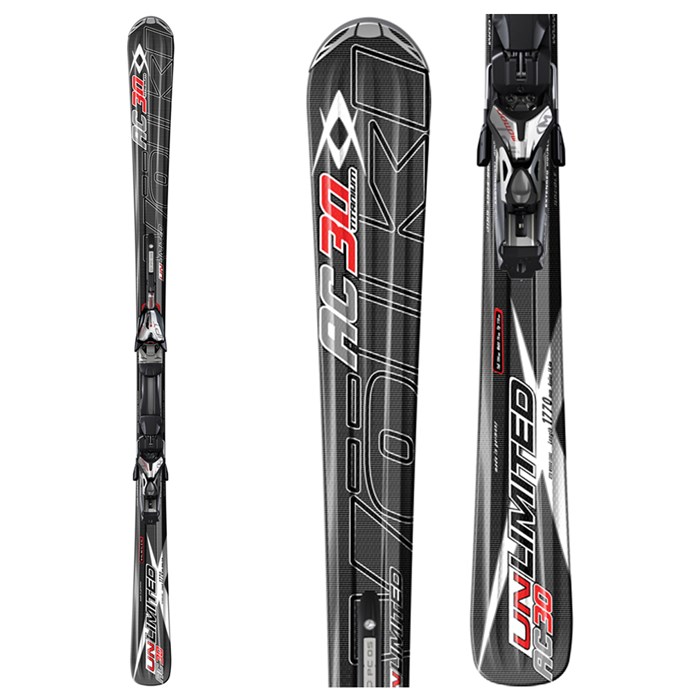 Volkl Unlimited AC30 Skis + Marker Motion iPT 12.0 Piston Ski