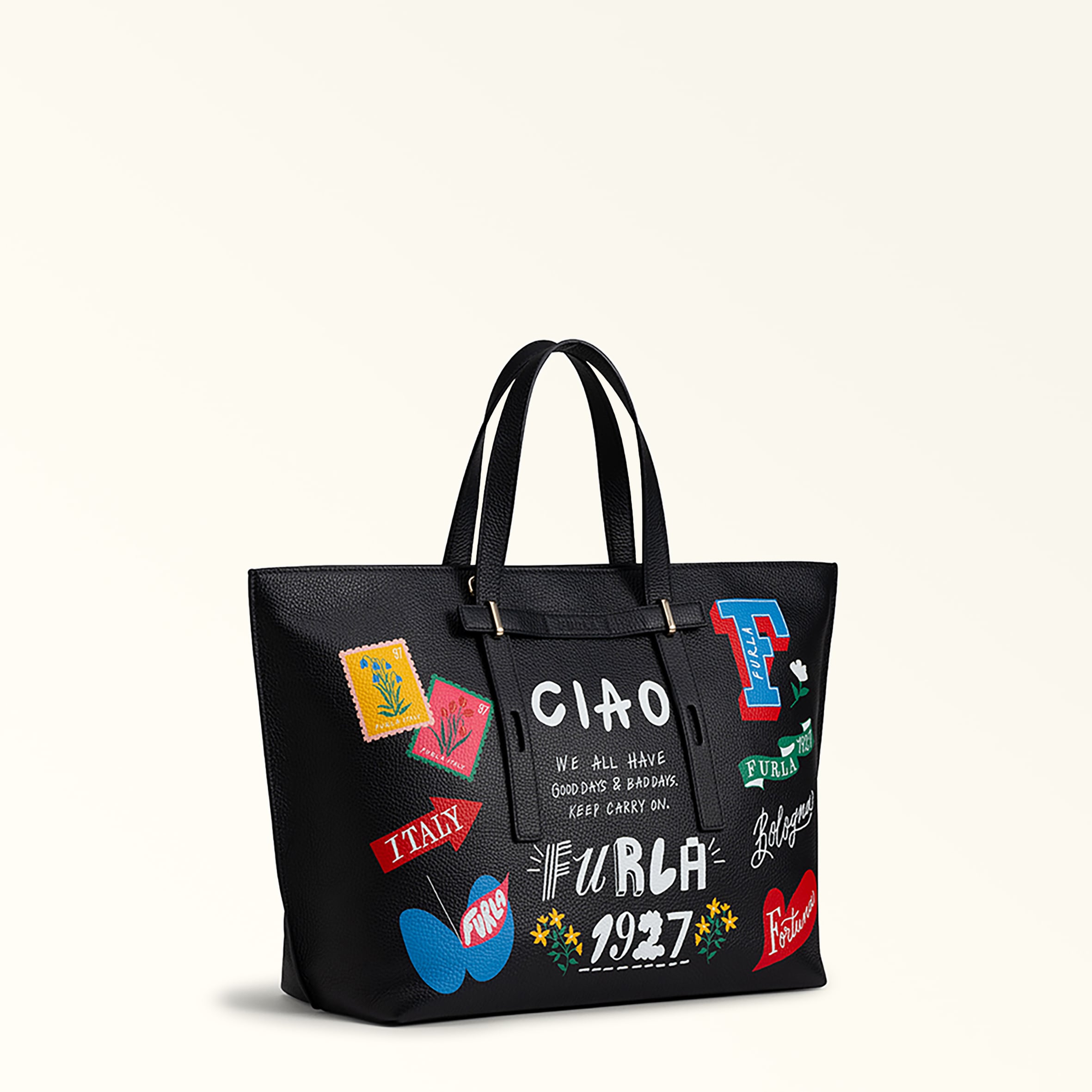 トートバッグ L NERO Furla Giove | Furla JP