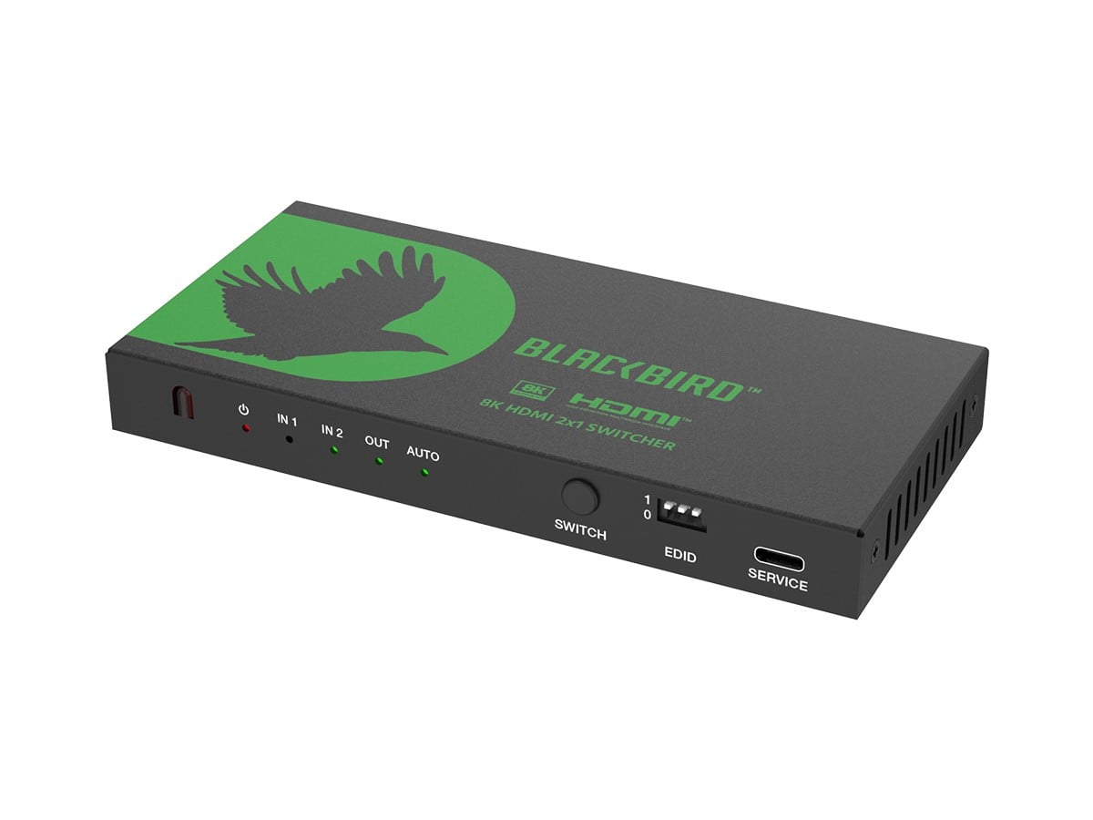 Monoprice Blackbird 8K60 2x1 Video Switcher with HDMI plus Audio