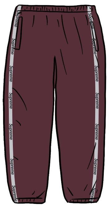 Buy Supreme Reflective Zip Track Pant Purple - Novelship