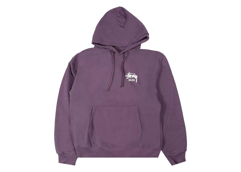 トップス Sttusy Stock Box Hoodie in a purple Stussy Stock London