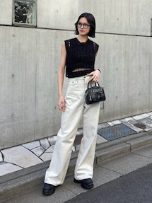 VEQUM】RIM WIDE JEANS｜エモダ（EMODA）公式通販｜RUNWAY channel