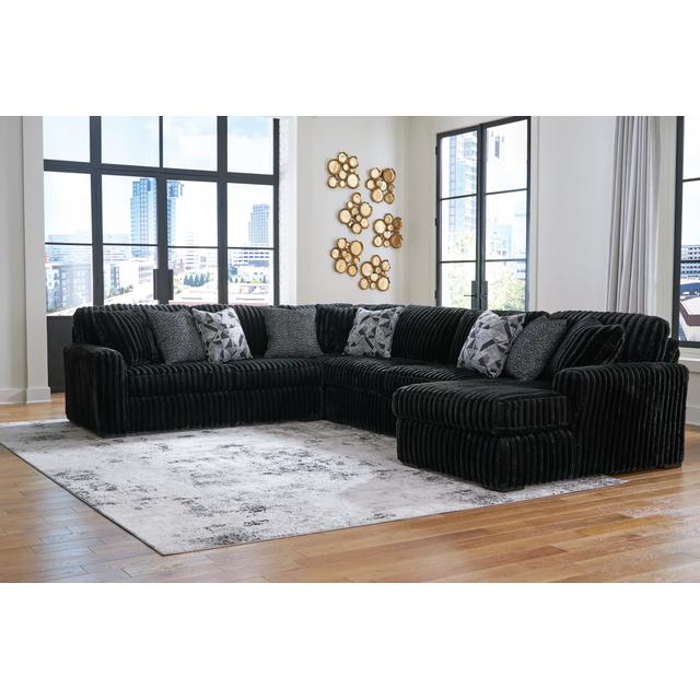 ASHLEY FURNITURE Midnight-madness 4-piece Sectional With Chaise