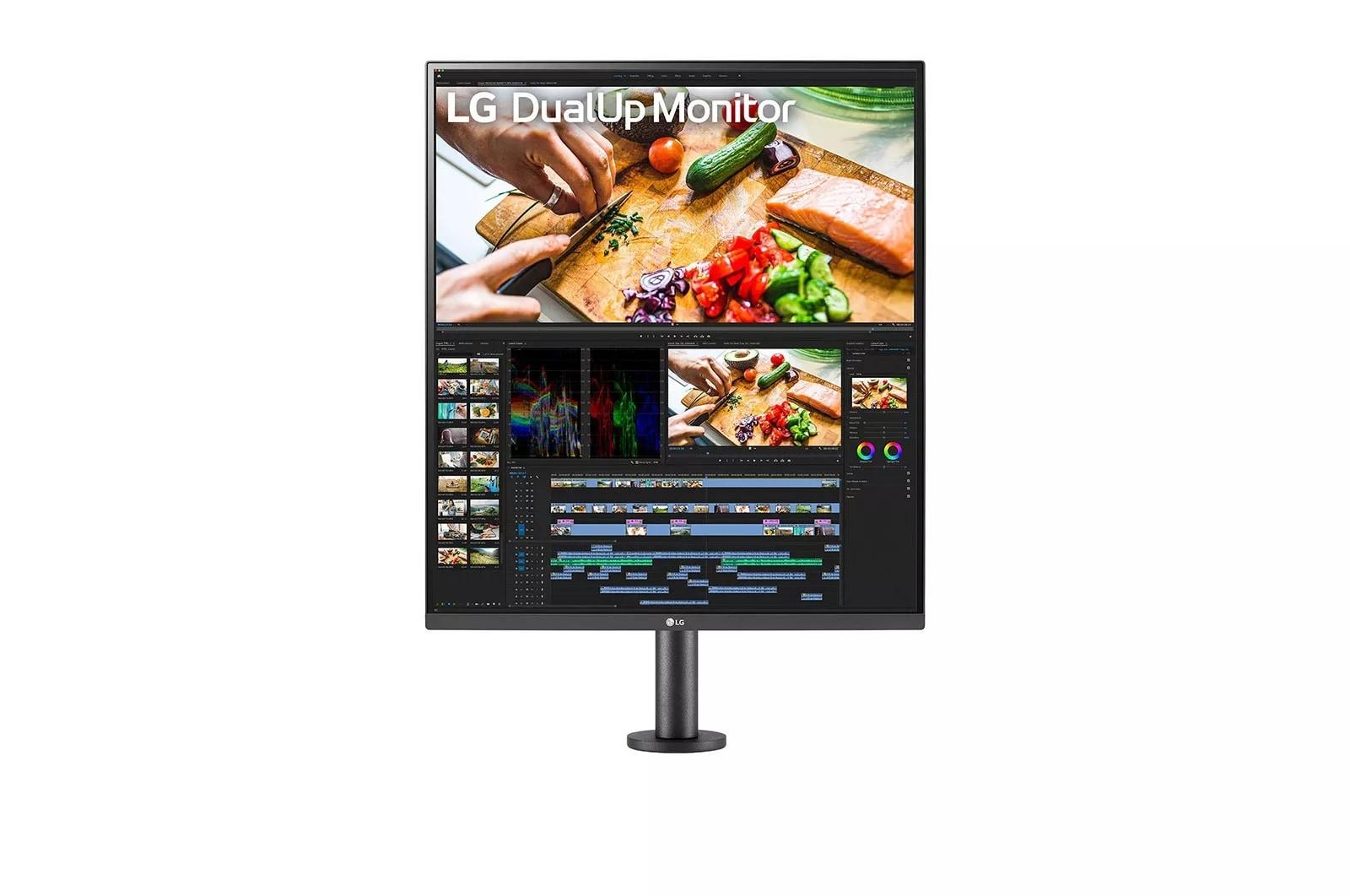 LG 28 Inch 16:18 DualUp Monitor with Ergo Stand and USB Type