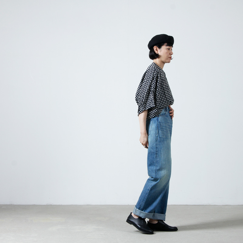 LENO (リノ) KAY HIGH WAIST JEANS FADE INDIGO / ケイハイウエスト