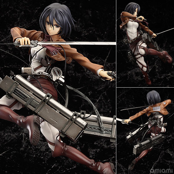 中古】(本体A-/箱C)進撃の巨人 ミカサ・アッカーマン 1/8 完成品